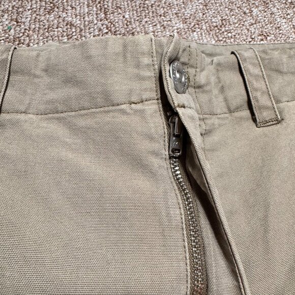 OUR LEGACY Mount Cargo Pants Peafowl Khaki Canvas Mens Size 50 Worn Once EUC - Picture 10 of 14